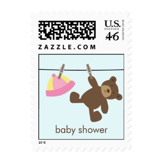 Baby Clothesline {pink} stamp