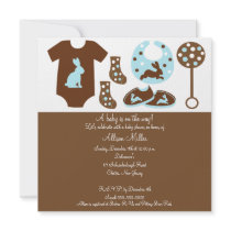 Baby Clothing Boyl Baby Shower Invitation by celebrateitinvites Baby Clothing Boyl Baby Shower Invitation