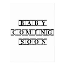 Baby Coming Soon Post Card
