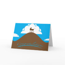 Baby Congrats Blue cards