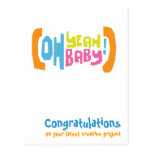 Baby Congrats Card - Oh Yeah Baby! postcards