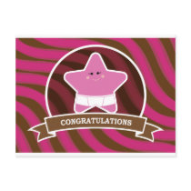 Baby Congratulations Design postcards