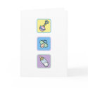 Baby Congratulations for new or expectant parents cards by cutietoots Baby Congratulations for new or expectant parents cards