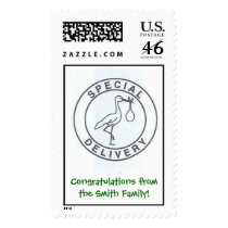 Baby Congratulations postage by xbratx Baby Congratulations postage