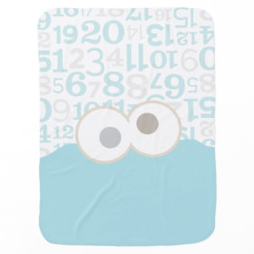 Baby Cookie Monster Face Swaddle Blankets