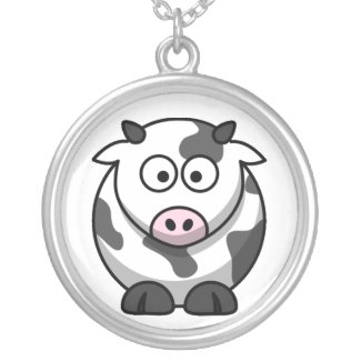 Baby Cow Cartoon Necklace necklace