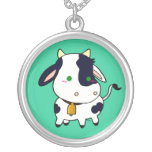 Baby cow personalized necklace