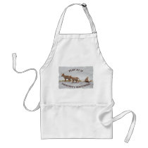 Baby Coyotes Playing Apron