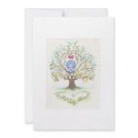 Baby Cradle in A Tree of Hearts and Love Announcements