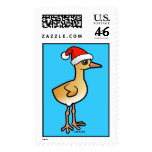 Baby Crane Santa Stamp