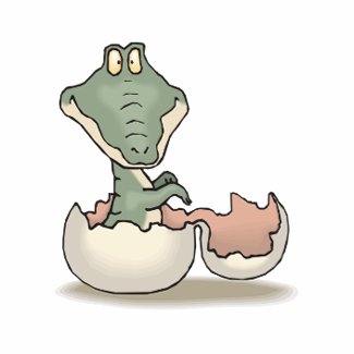 Baby Crocodile sticker