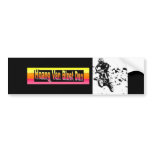 BaBy Cross Black Bumper Stickers