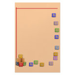 Baby Cubes Border Stationery