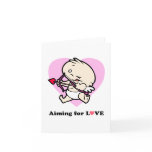 Baby Cupid Aiming For Love Card