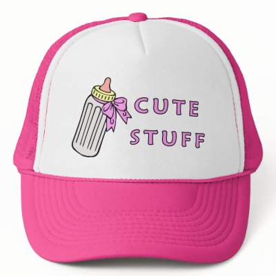 Baby Cute Stuff Trucker Hats by bonfire46