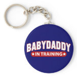 Baby Daddy In Training Key Chain