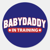 Baby Daddy In Training Sticker