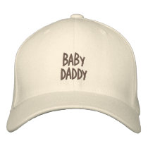 Baby, Daddy-Saying-Embroidered Hat embroidered hats by pammys Baby, Daddy-Saying-Embroidered Hat embroidered hats