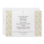 Baby Dedication Gender Neutral Baptism Invitation