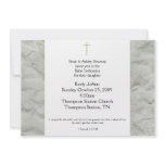 Baby Dedication Gender Neutral Baptism Invitation