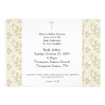 Baby Dedication Gender Neutral Baptism Invitation