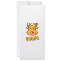 Baby Deer Cartoon rack cards
