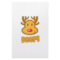 Baby Deer Cartoon Personalized Stationery