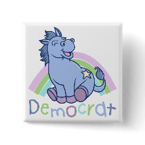 Baby Democrat Donkey buttons by Prodem Baby Democrat Donkey buttons