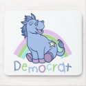 Baby Democrat Donkey mousepads by Prodem Baby Democrat Donkey mousepads