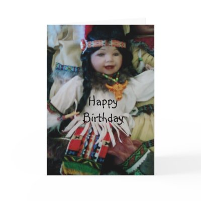 BABY DOLL BIRTHDAY WISHES GREETING CARDS by kidnonna