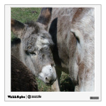 Baby Donkey Family Wall Decal