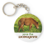 Baby donkey keychain