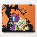 Baby Dragon and wolf mousepads by DragonsFlame Baby Dragon and wolf mousepads