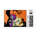 Baby Dragon and wolf postage