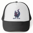 zaz_trucker_hat - baby dragon tries to blow out candles on cake