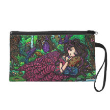 Baby Dragon Princess Forest Wristlet Hannah Lynn