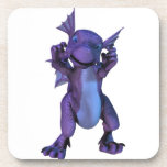 Baby Dragon Set of Six Coasters cork coasters
