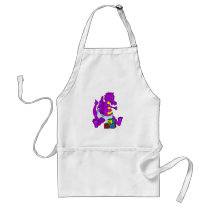 Baby Dragon with Blocks Apron