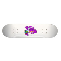 Baby Dragon with Blocks Skate Board Decks