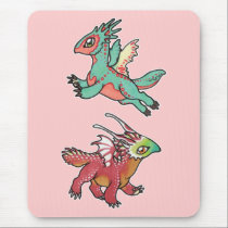 Baby dragons mousepadteal newcomb thedancingemu ar