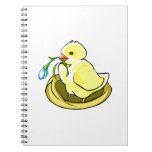 baby duck flower next spiral notebook
