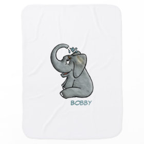 Baby Elephant Baby Blanket