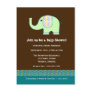 Baby Elephant Baby Shower Invitation Post Cards