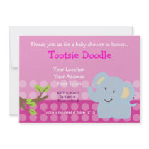 Baby Elephant Blue Boy Baby Shower Sprinkle invitations by tootsiedoodle Baby Elephant Blue Boy Baby Shower Sprinkle invitations