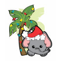 Baby Elephant Christmas Cutie t-shirts by candystore Baby Elephant Christmas Cutie t-shirts