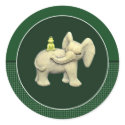 Baby Elephant & Frog stickers