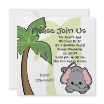 Baby Elephant invitations by candystore Baby Elephant invitations
