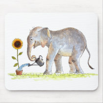 Baby Elephant Mousepad