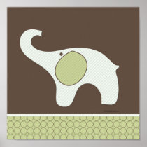 Baby Elephant Room Poster
