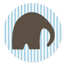 Baby Elephant Sticker / Seal